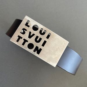 Louis Vuitton leather belt